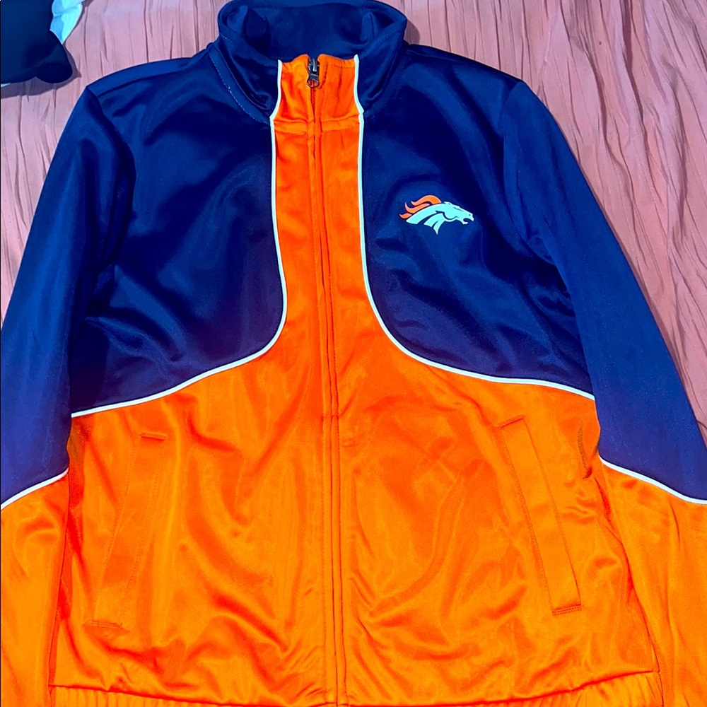 Orange and Blue Track Jacket